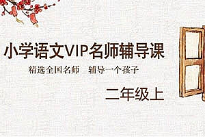 《小学语文VIP名师辅导课·二年级上》精选全国名师,辅导一个孩子