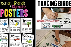 《TPT英语启蒙自然拼读学习卡6册》400页原生高清PDF 百度云网盘下载