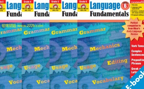 《Language Fundamentals练习册G1-G6》小学语法PDF 百度云网盘下载